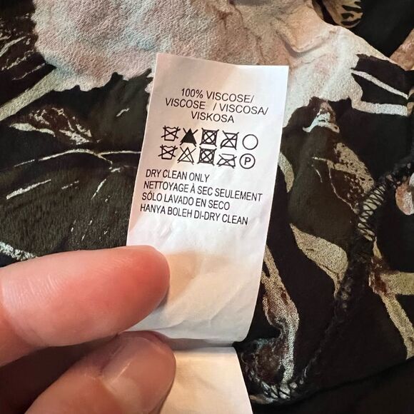 Lucky brand floral sheer long sleeve top‎ - Picture 8 of 14